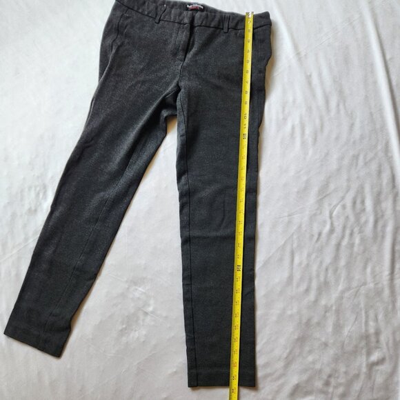 Dalia Collection Dark Gray Modern Fit Slim Ankle Trousers - Picture 2 of 7